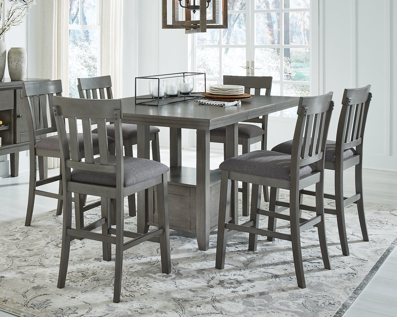 Hallanden Counter Height Dining Table and Barstools – Kensington