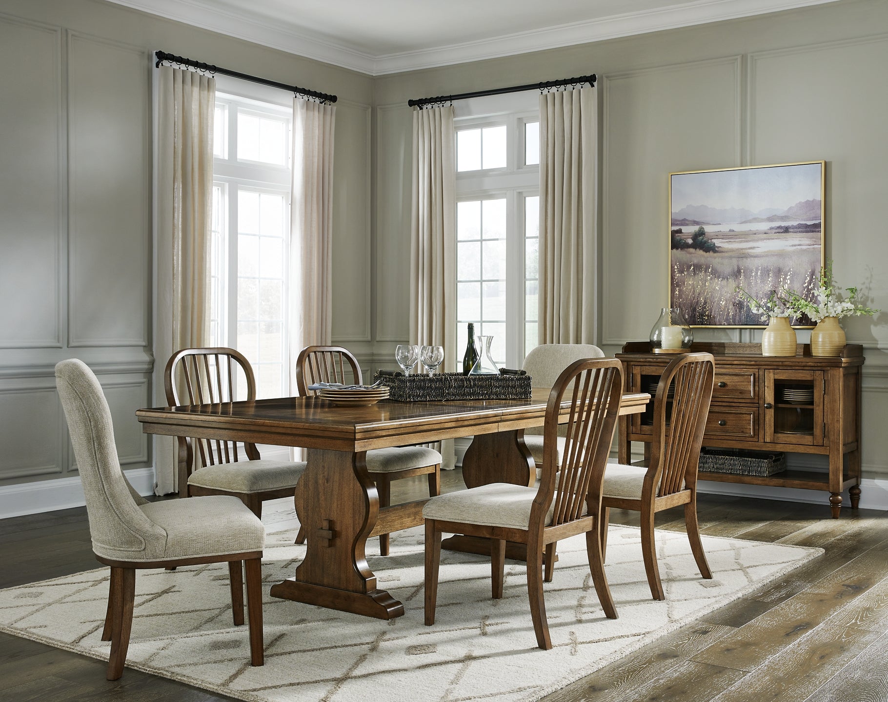Sturlayne Dining Table and Chairs – Kensington Furniture Mattress
