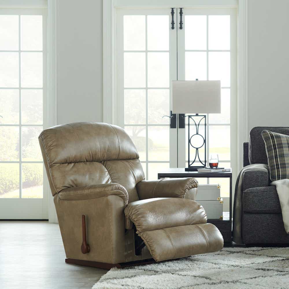 La-Z-Boy Reed Rocking Recliner — Leather Comfort, Made in the USA La-Z-Boy Recliner Chair