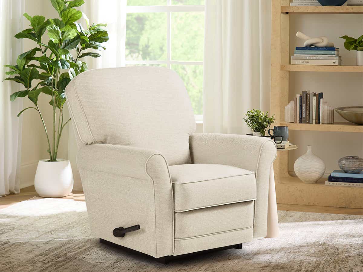 La-Z-Boy Addison Rocking Recliner — Tailored Lines, Rocker Comfort La-Z-Boy Recliner Chair
