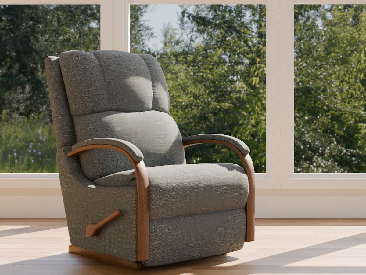 La-Z-Boy Harbor Town Rocking Recliner — Petite Scale, Fabric or Leather La-Z-Boy Recliner Chair
