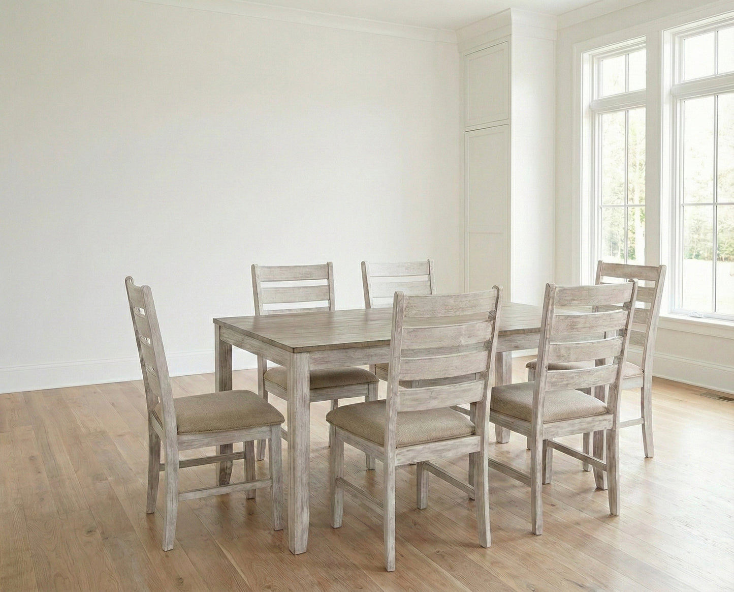 DOORBUSTER! Skempton Dining Table and Chairs (Set of 7) Signature Design by Ashley®