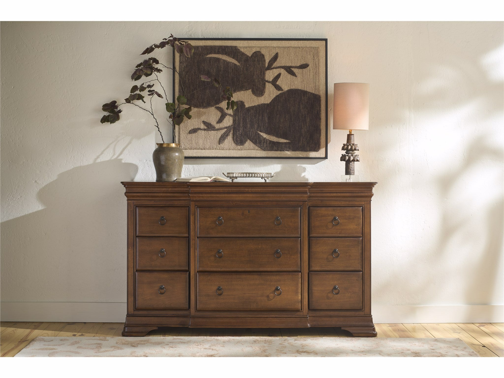 Universal Furniture New Lou Drawer Dresser — 12 Drawer — New Lou Collection
