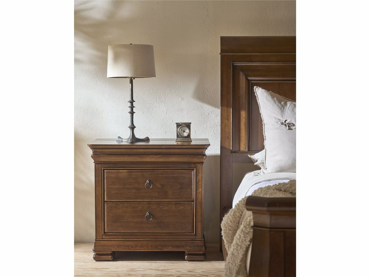 Universal Furniture New Lou Nightstand — Cognac — New Lou Collection