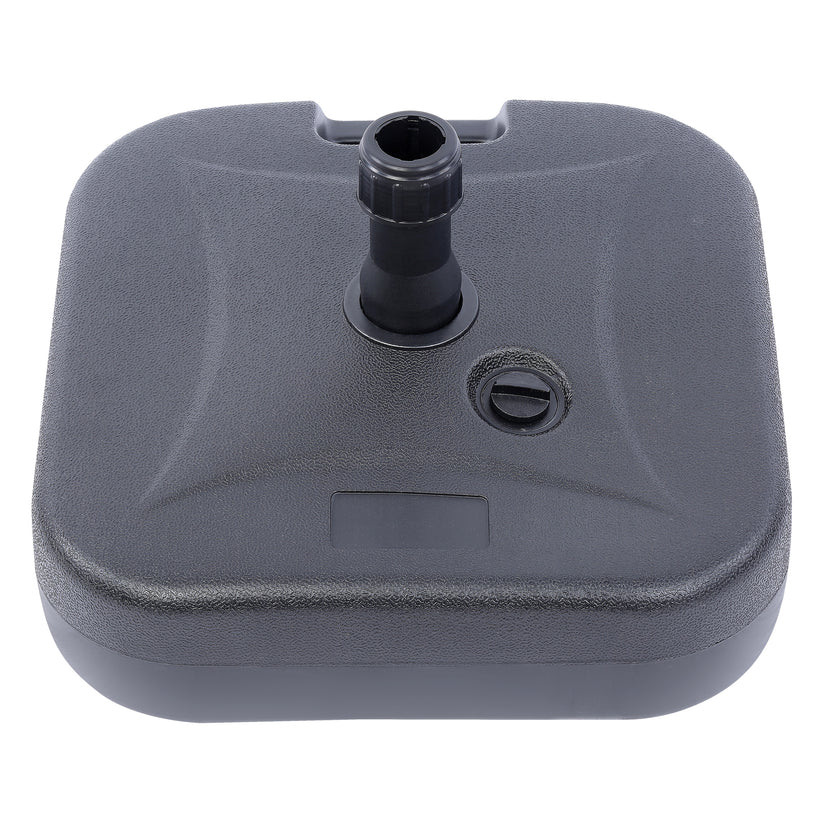 Kona Freestanding Plastic Fillable Umbrella Base Black Seahawk Designs Patio Umbrella Bases & Braces