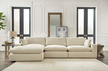 Elyza 3-Piece Sectional with Chaise Benchcraft® Living Room