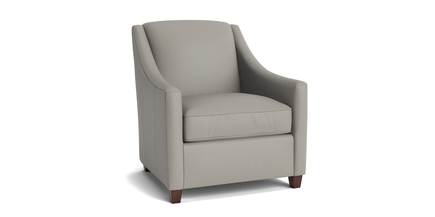 Corinna Leather Accent Chair Bassett