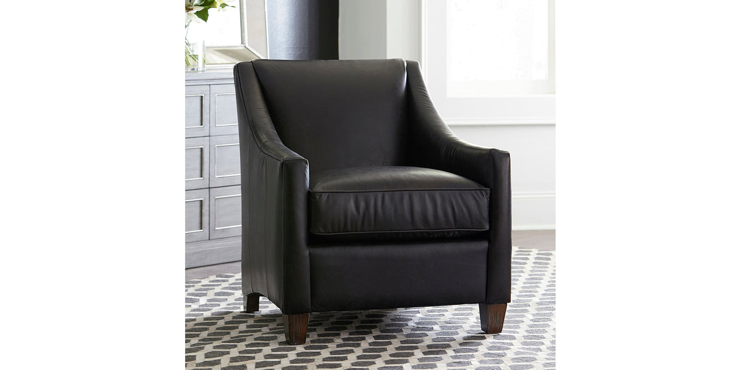 Corinna Leather Accent Chair Bassett