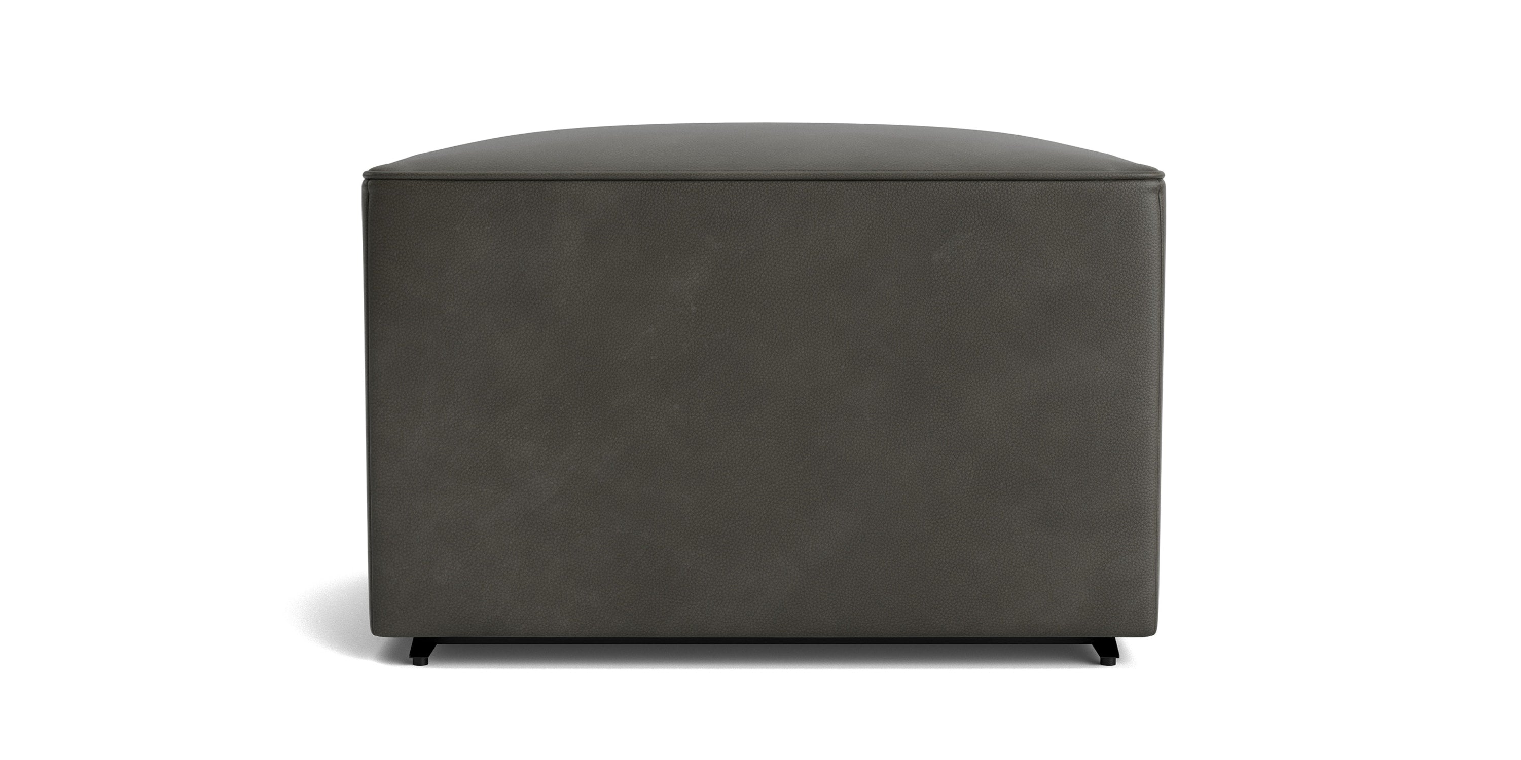 Corinna Leather Glider Ottoman Bassett