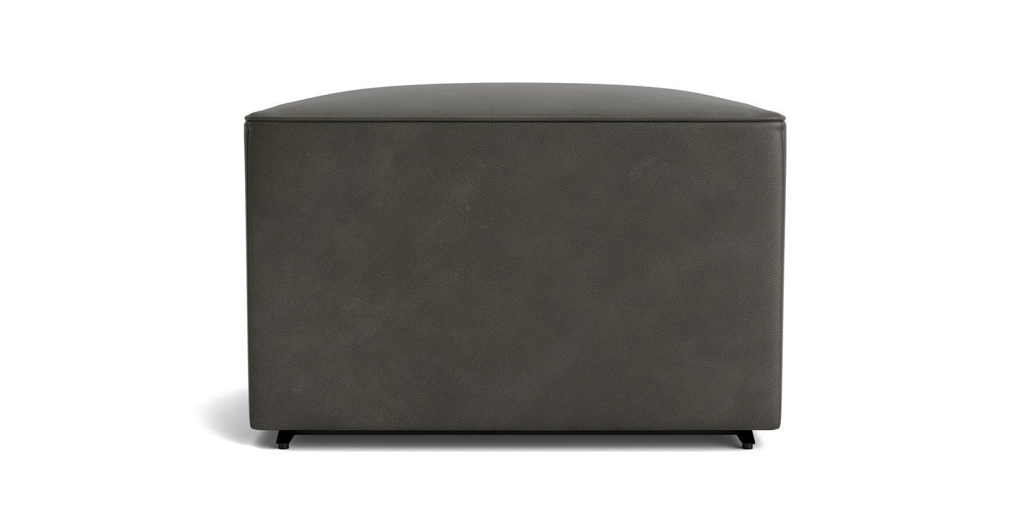 Corinna Leather Glider Ottoman Bassett
