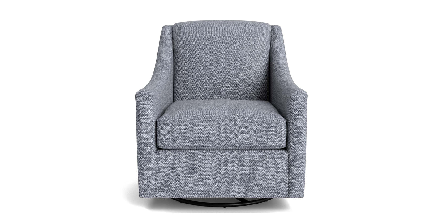 Corinna Slope Arm Swivel Glider Chair Bassett