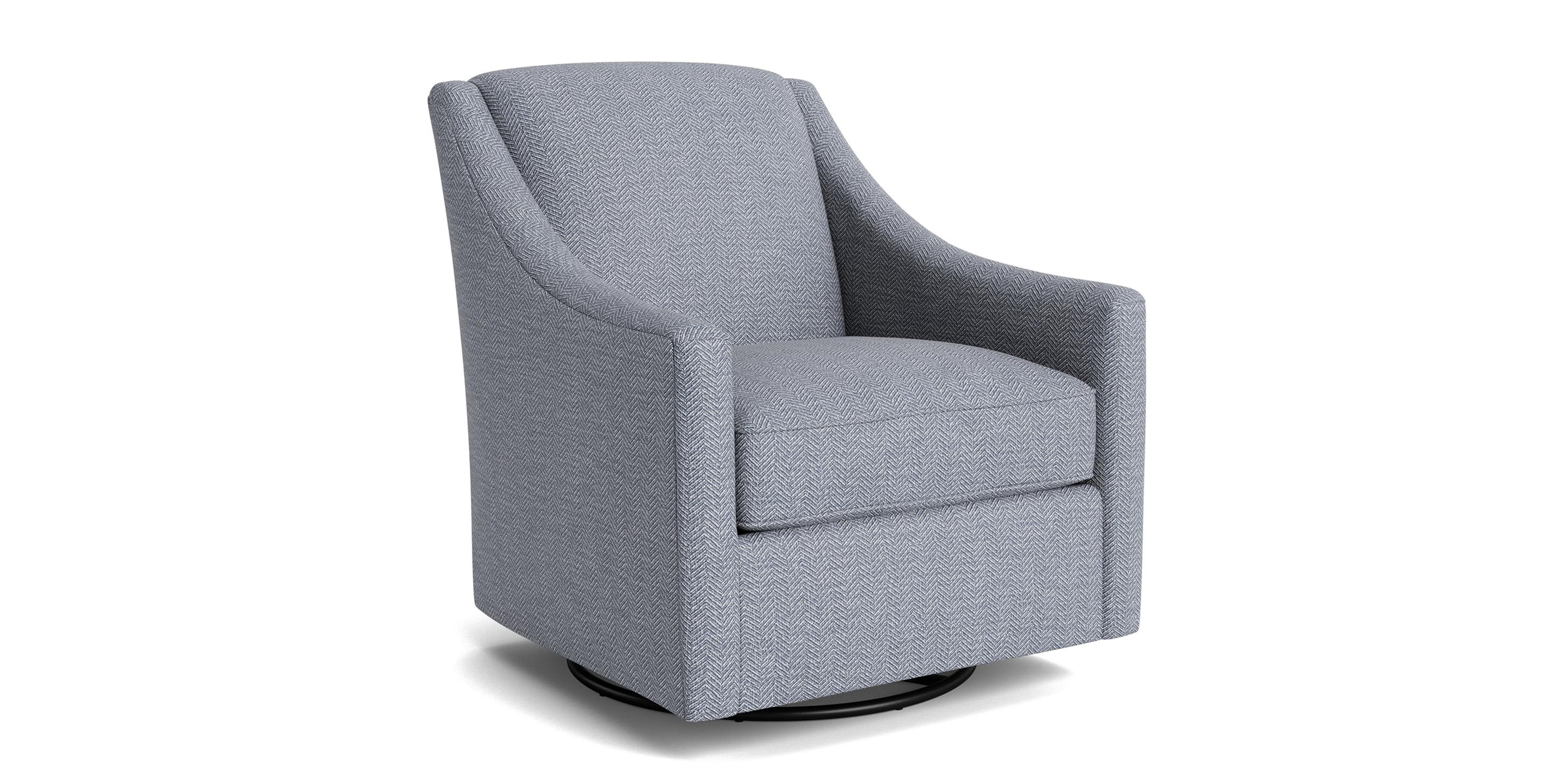 Corinna Slope Arm Swivel Glider Chair Bassett