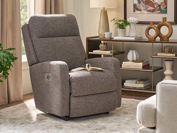 La-Z-Boy Finley Power Rocking Recliner — Modern Look, Power Recline La-Z-Boy Recliner Chair
