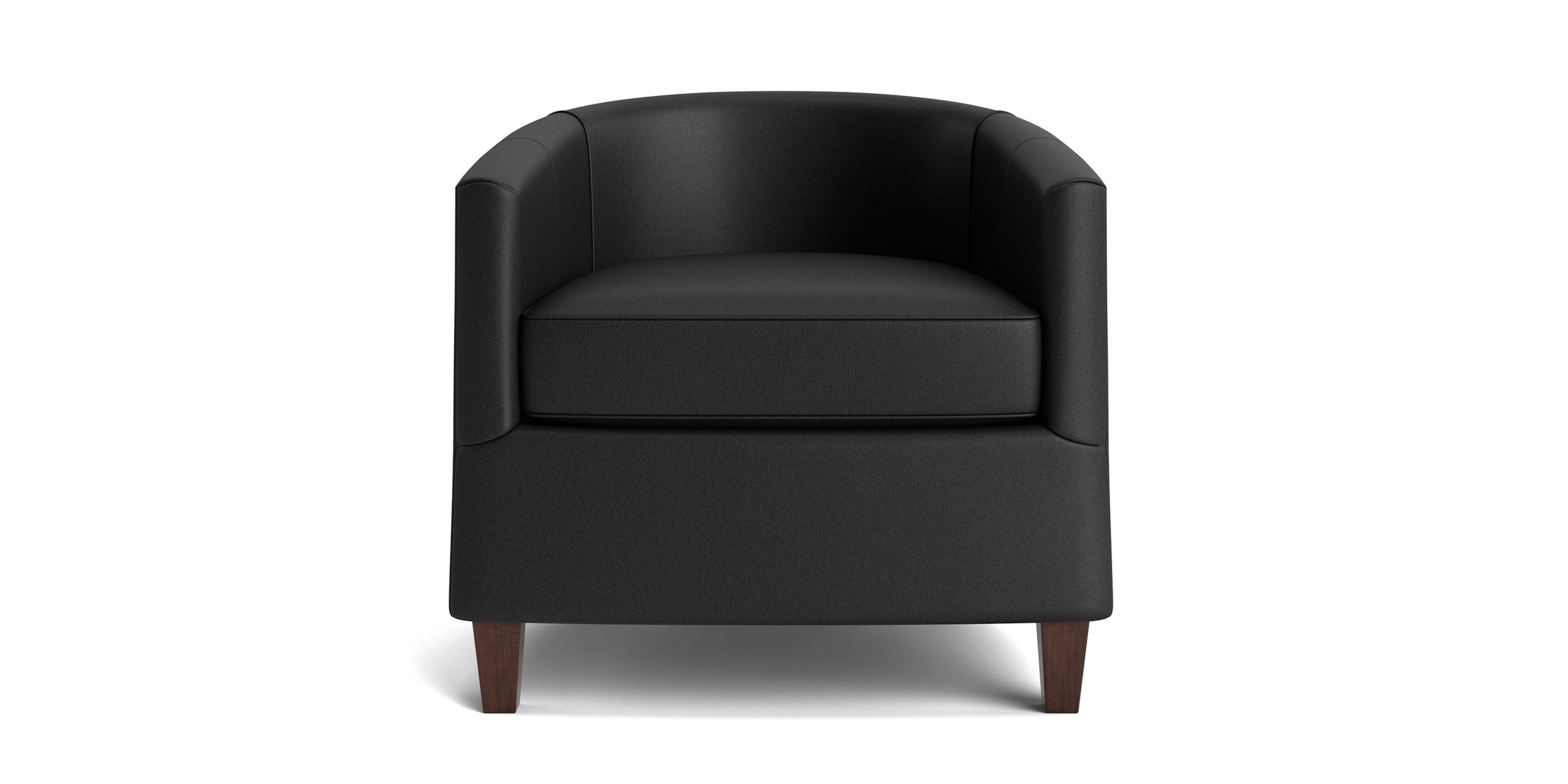 Maxwell Leather Accent Chair Bassett