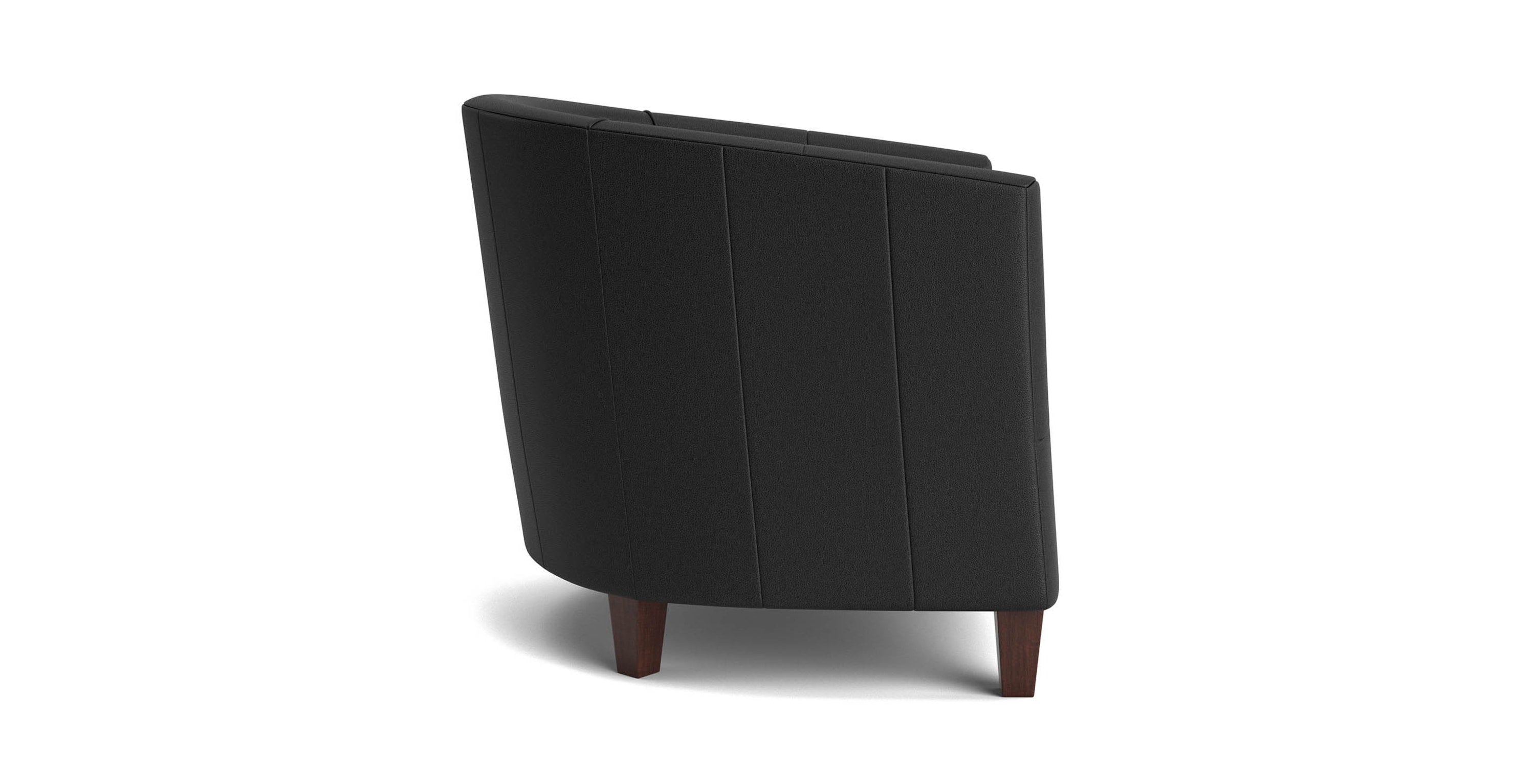 Maxwell Leather Accent Chair Bassett