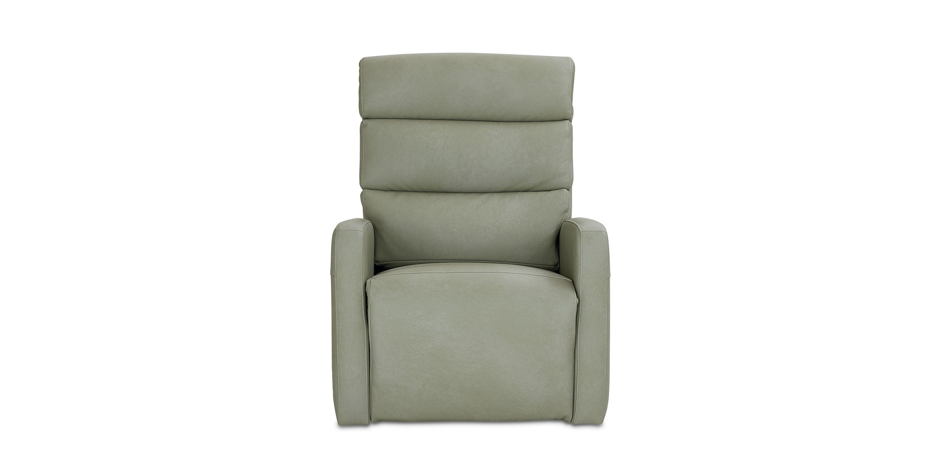 Hudson Leather Track Arm Zero Gravity Power Recliner Bassett