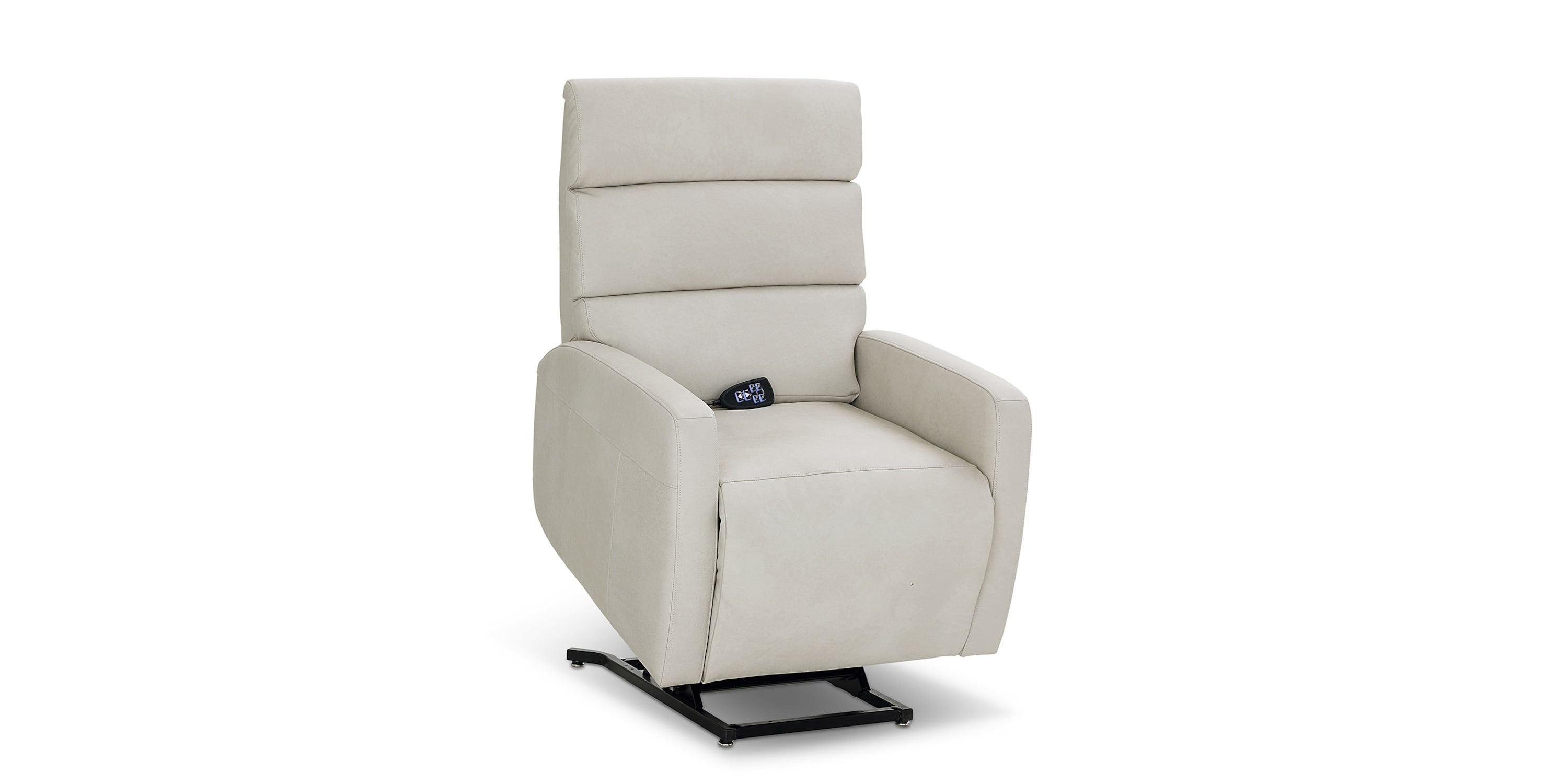 Bassett Mirror Hudson Leather Track Arm Power Lift Recliner - Thumbnail 3