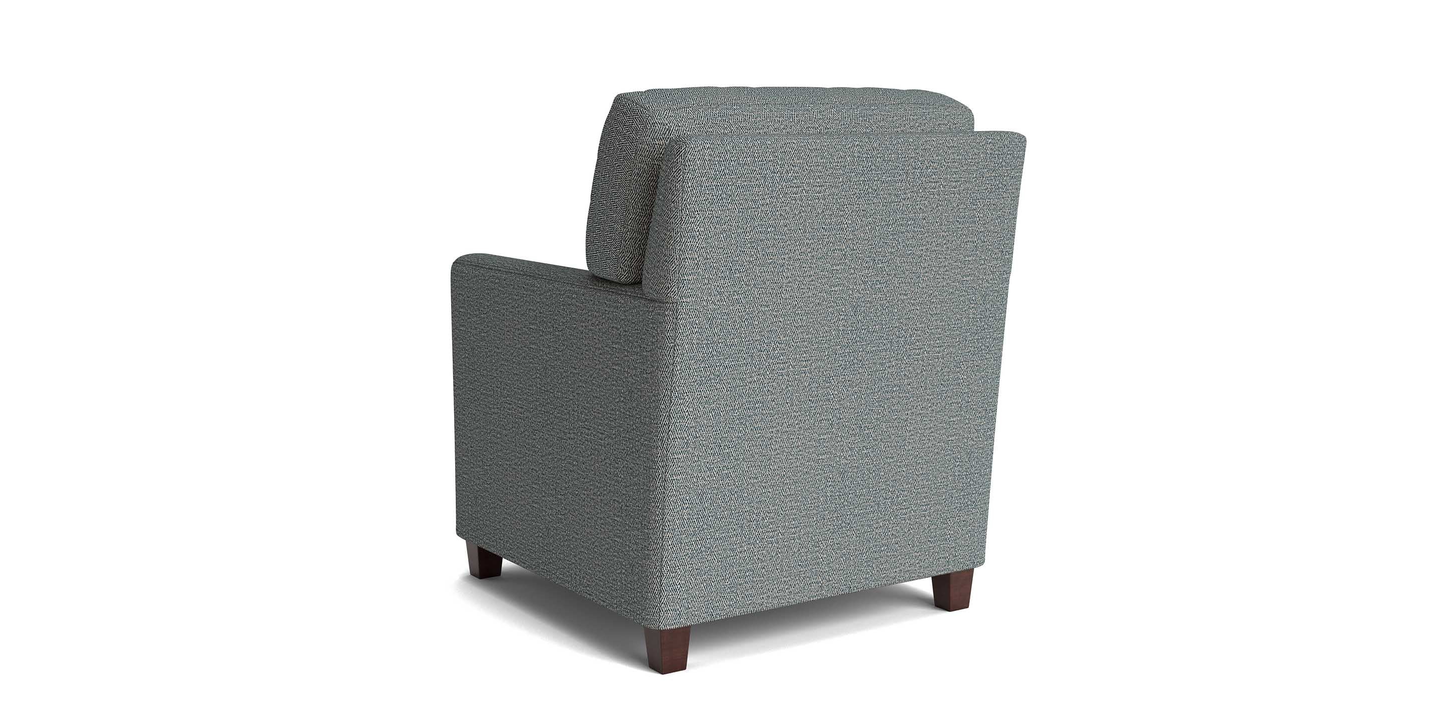 Bassett Trent Accent Chair — Custom Fabric or Leather, Made in the USA