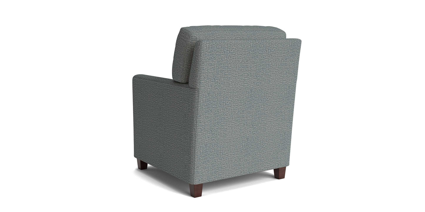 Bassett Trent Accent Chair — Custom Fabric or Leather, Made in the USA