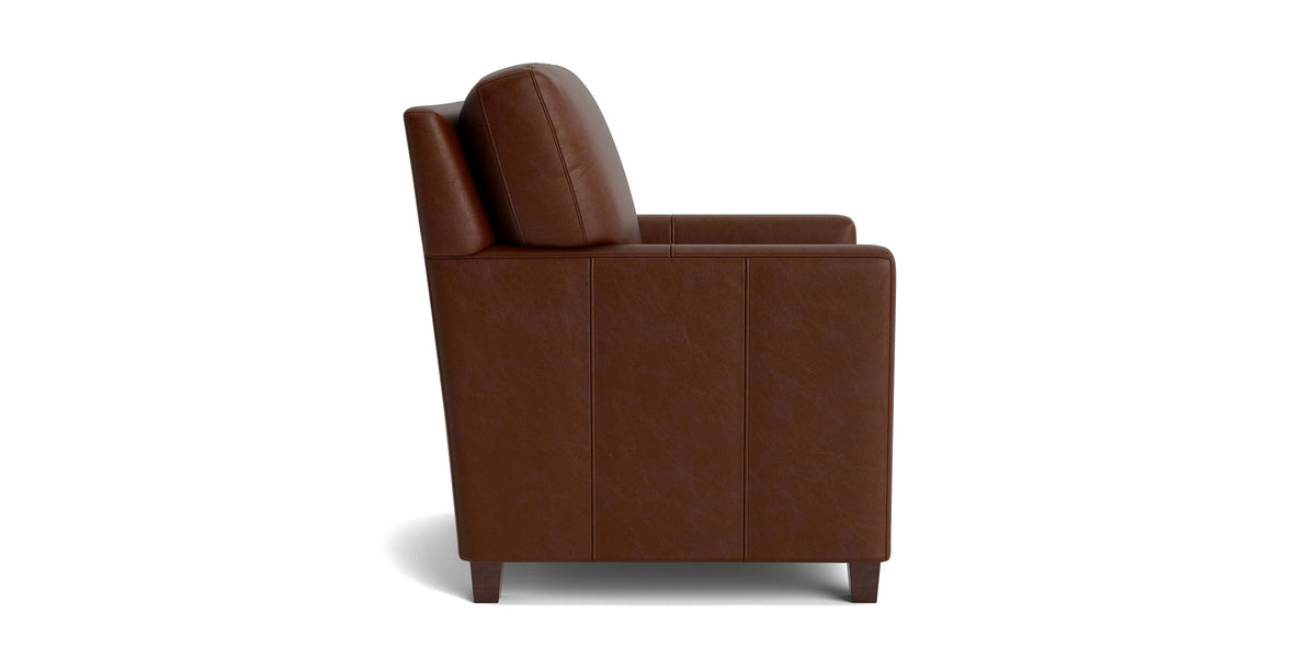Bassett Trent Ottoman — Custom Fabric, Made in the USA Bassett Accent Chair