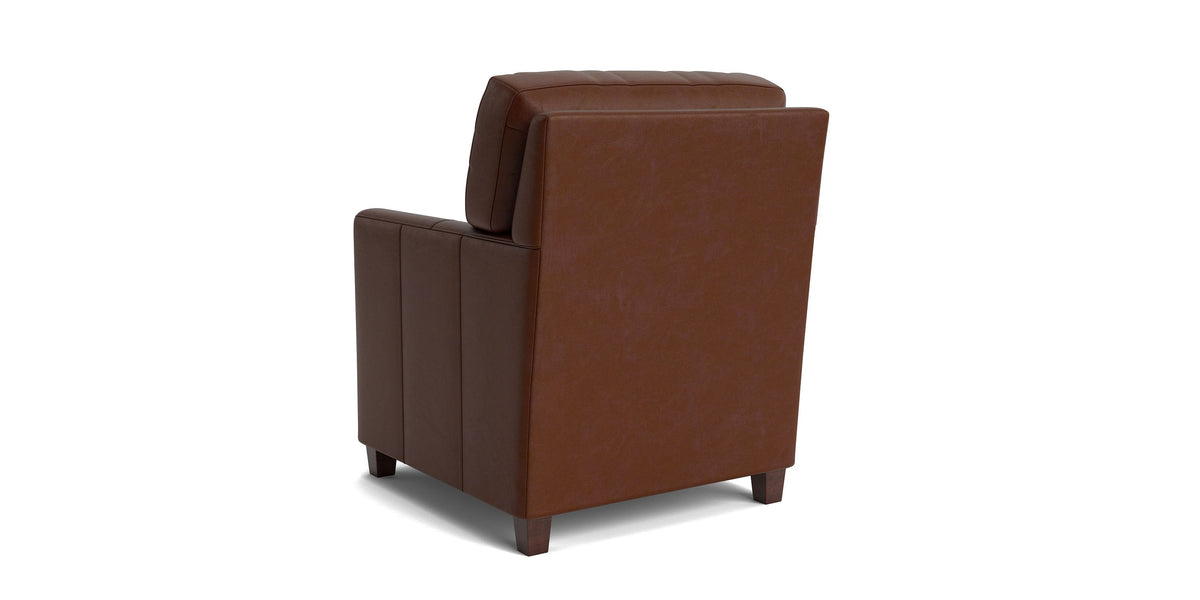 Bassett Trent Ottoman — Custom Fabric, Made in the USA Bassett Accent Chair