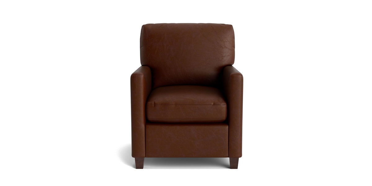 Bassett Trent Ottoman — Custom Fabric, Made in the USA Bassett Accent Chair