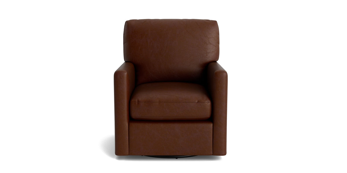 Bassett Trent Ottoman — Custom Fabric, Made in the USA Bassett Accent Chair