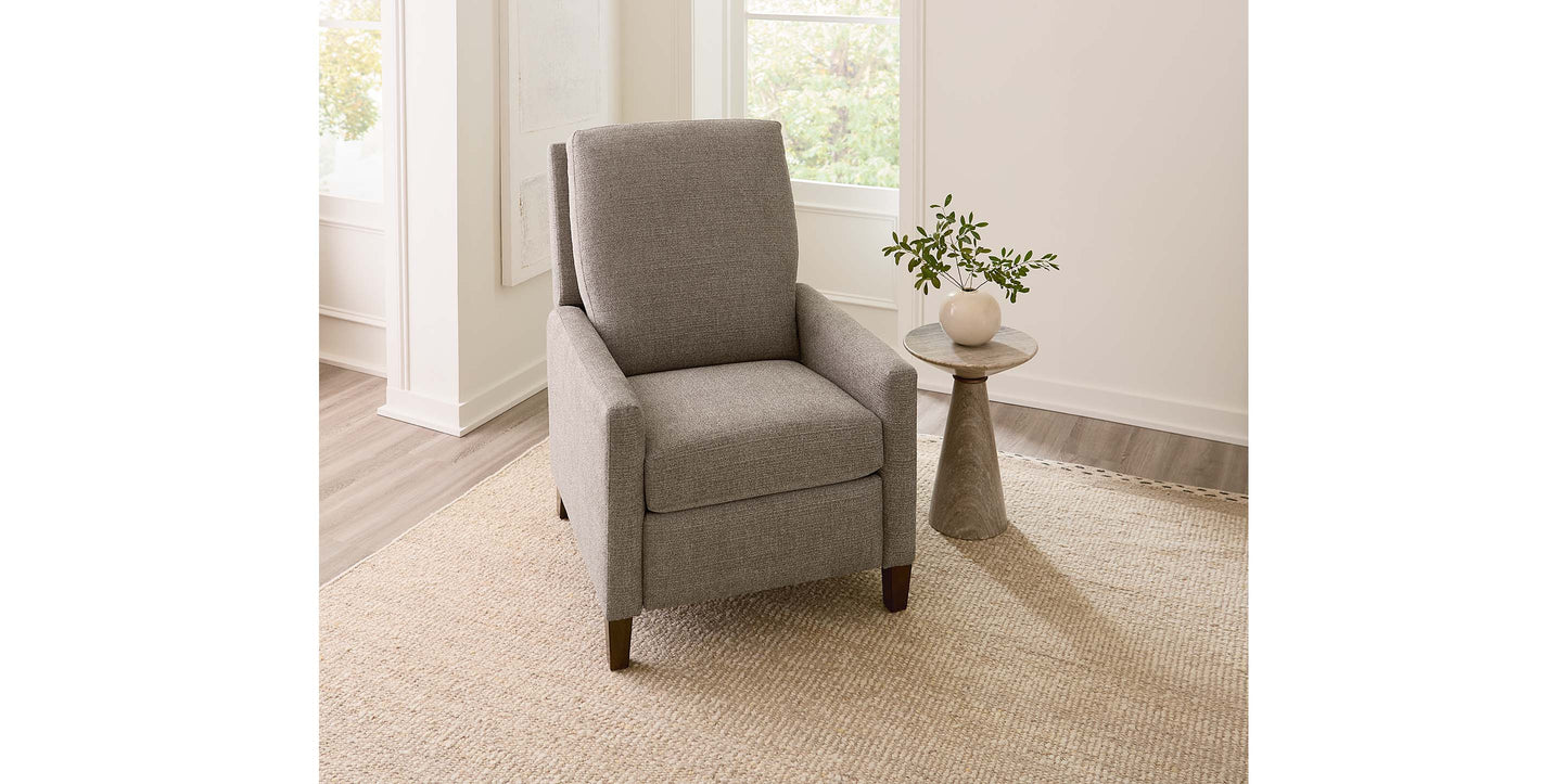 Bassett Trevor Recliner, Tall Back — Extra Height, Your Fabric