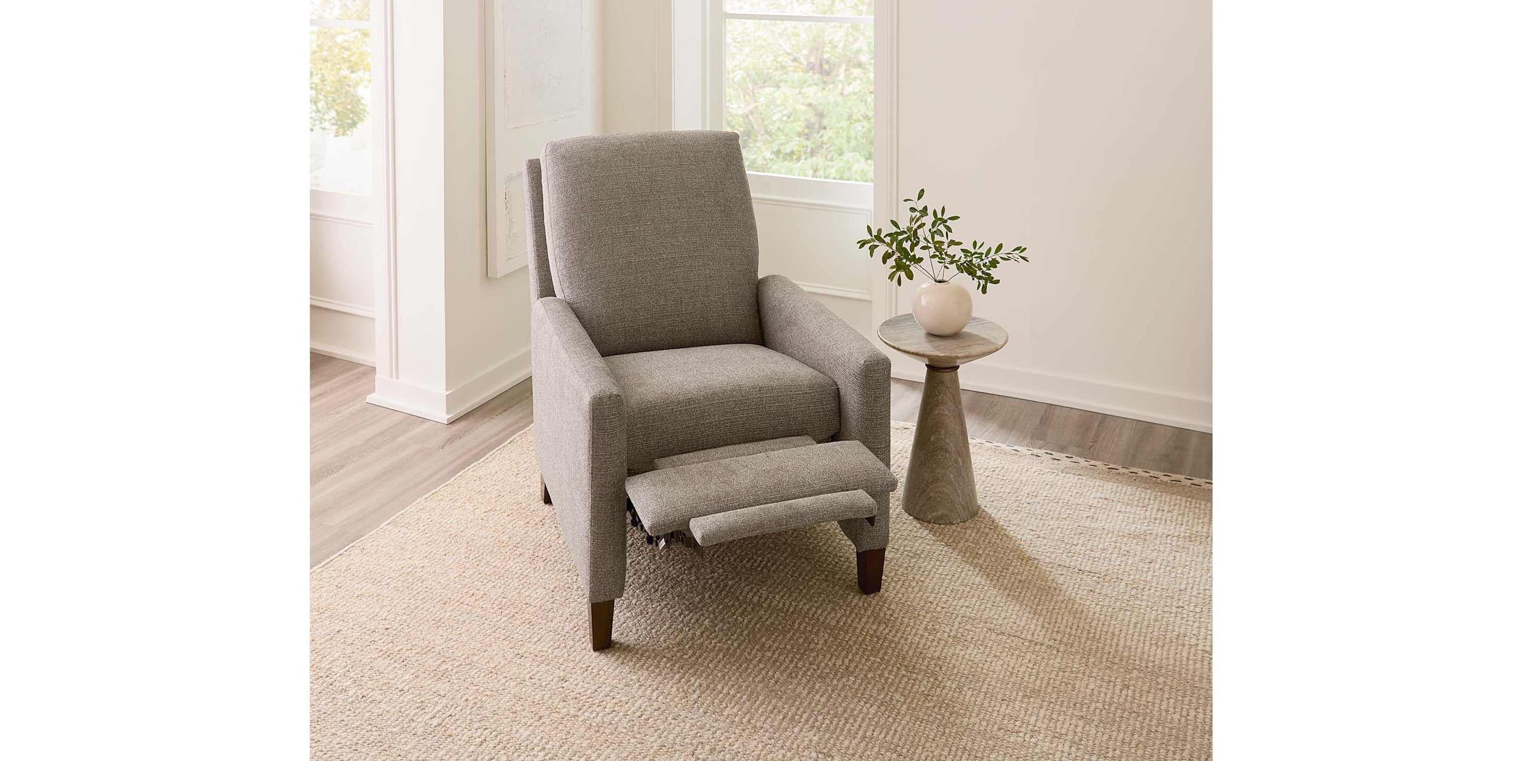 Trevor Track Arm Power Recliner Bassett