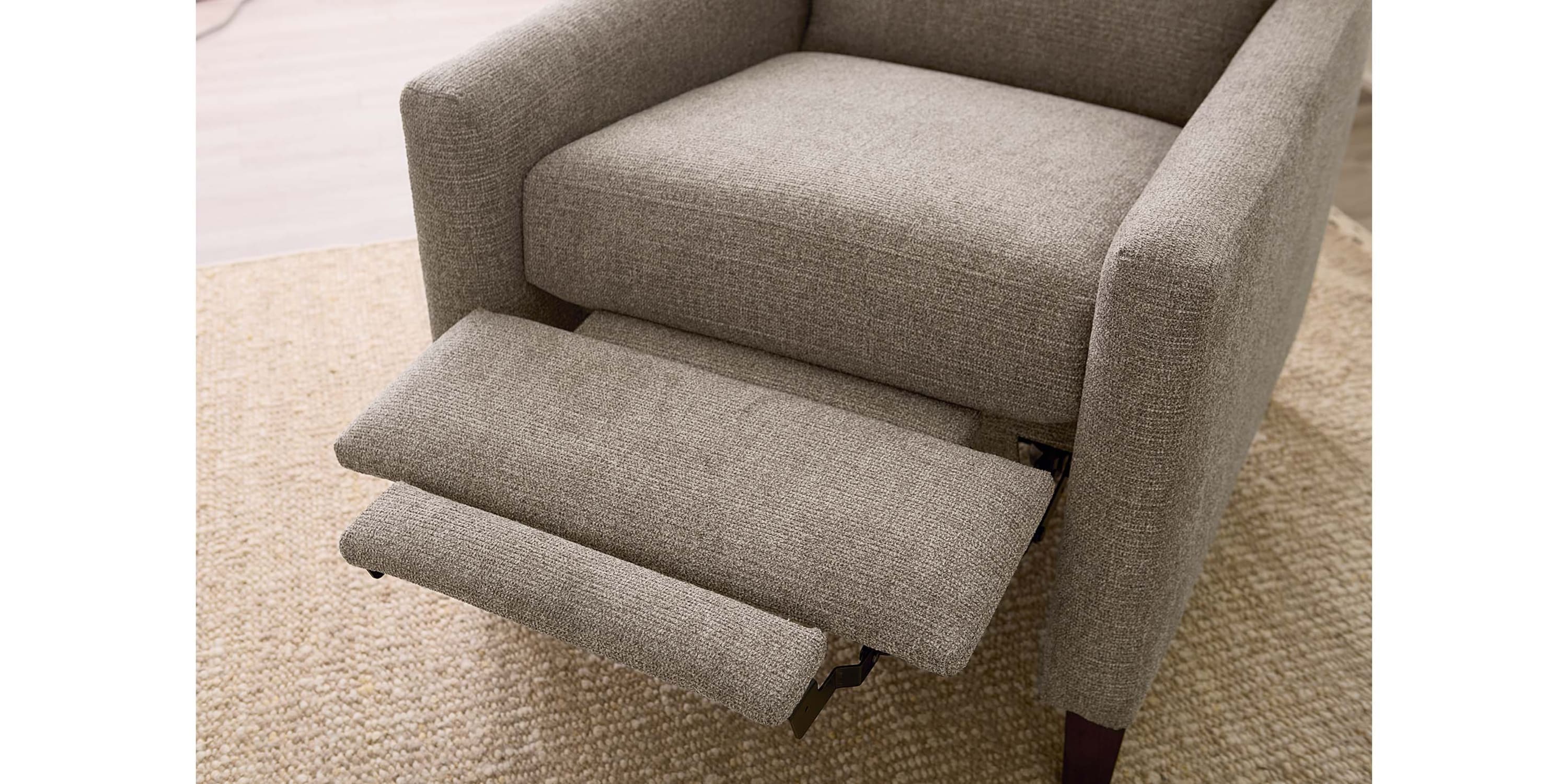 Trevor Track Arm Manual Recliner Bassett