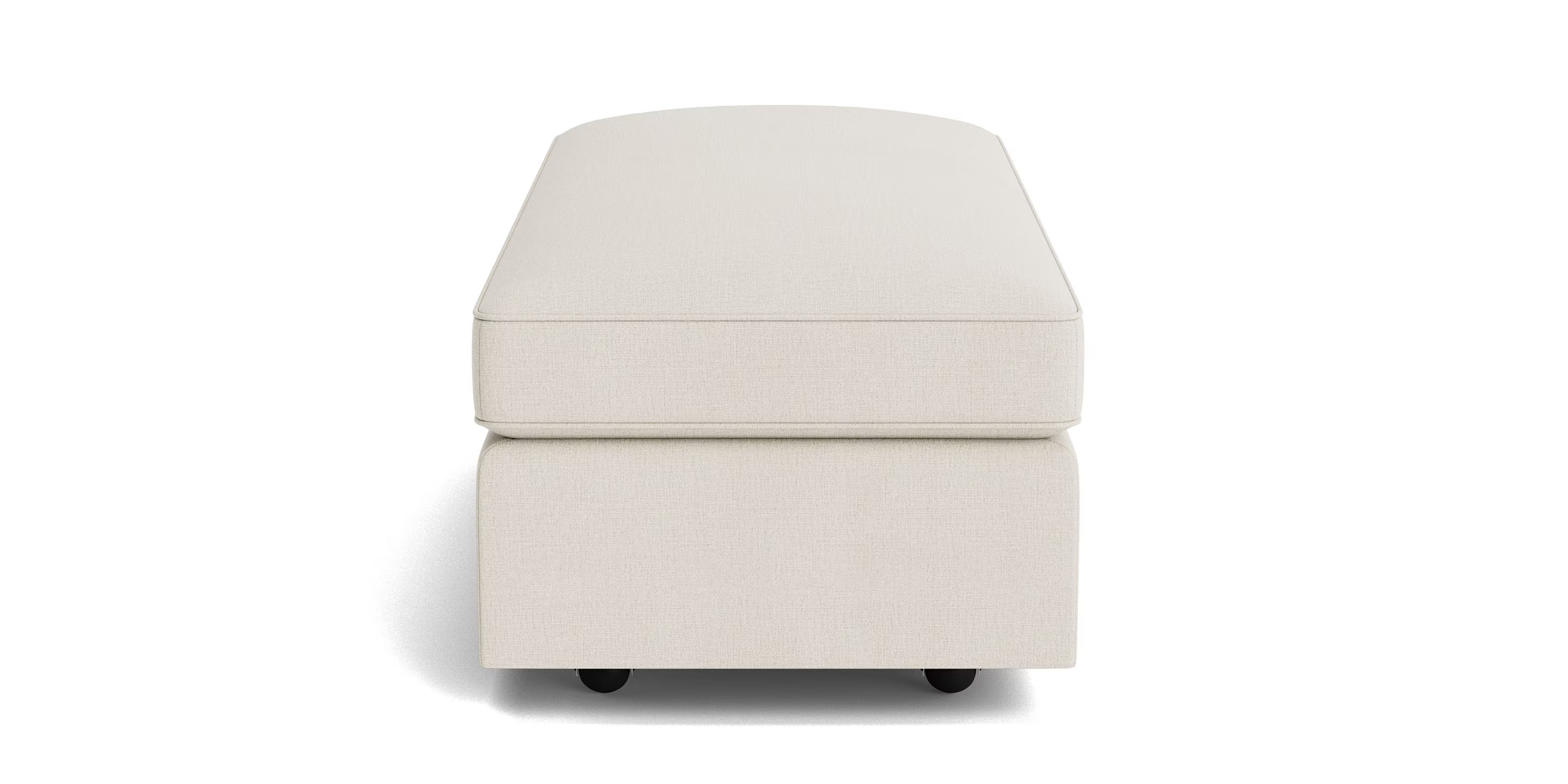 Bassett Southpark Storage Ottoman — Custom Fabric, USA-Made Bassett Sofa