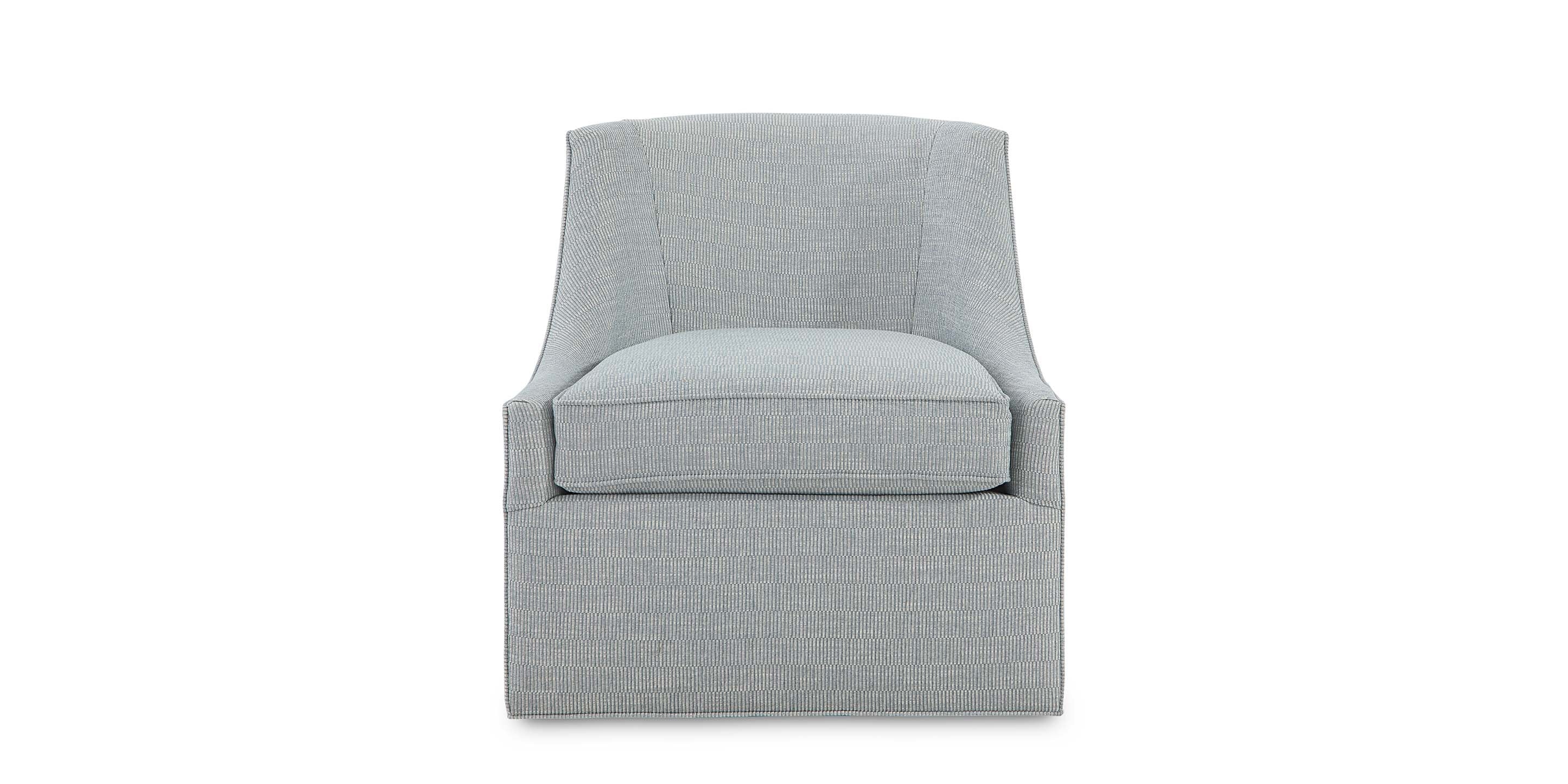 Bassett Sylva Accent Chair — Custom Fabric, Made in the USA Bassett Accent Chair
