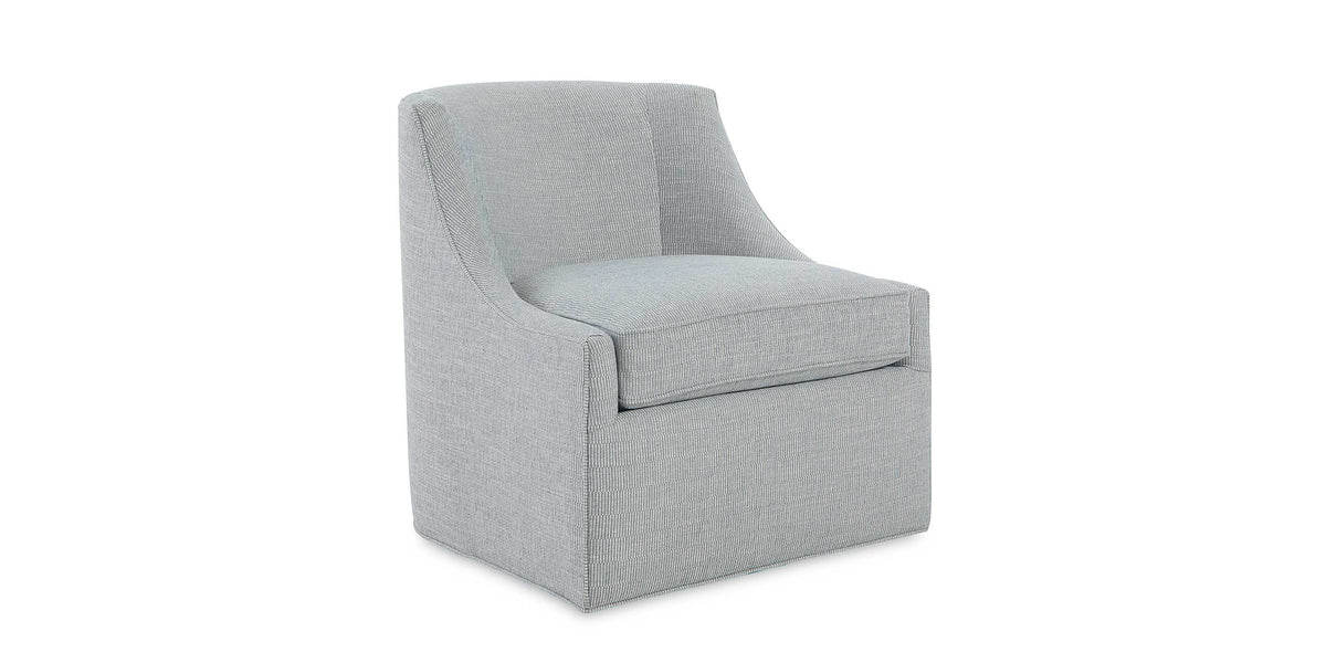 Bassett Sylva Accent Chair — Custom Leather, Made in the USA Bassett Accent Chair
