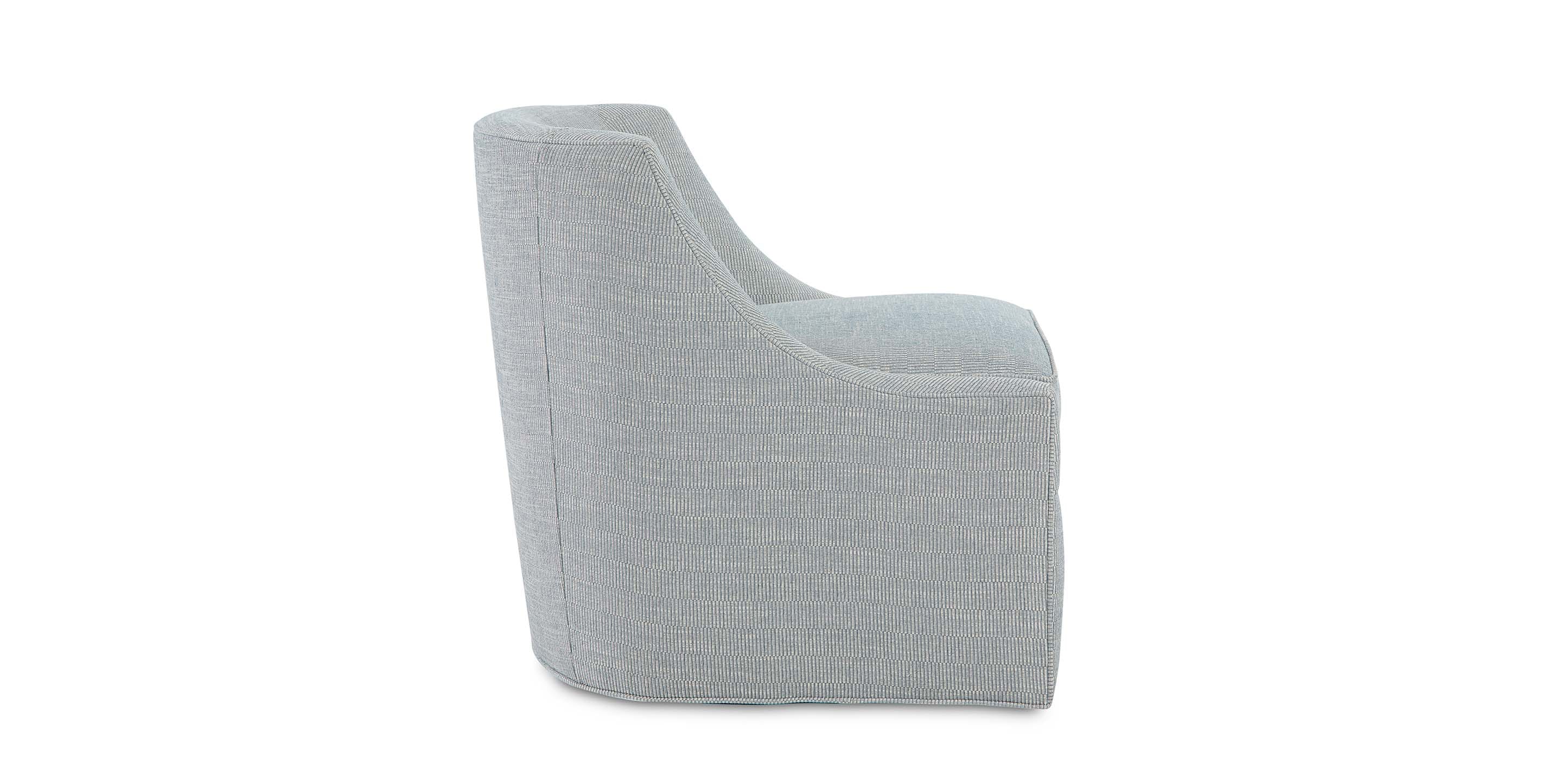 Bassett Sylva Accent Chair — Custom Leather, Made in the USA Bassett Accent Chair
