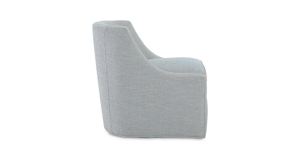 Bassett Sylva Accent Chair — Custom Leather, Made in the USA Bassett Accent Chair