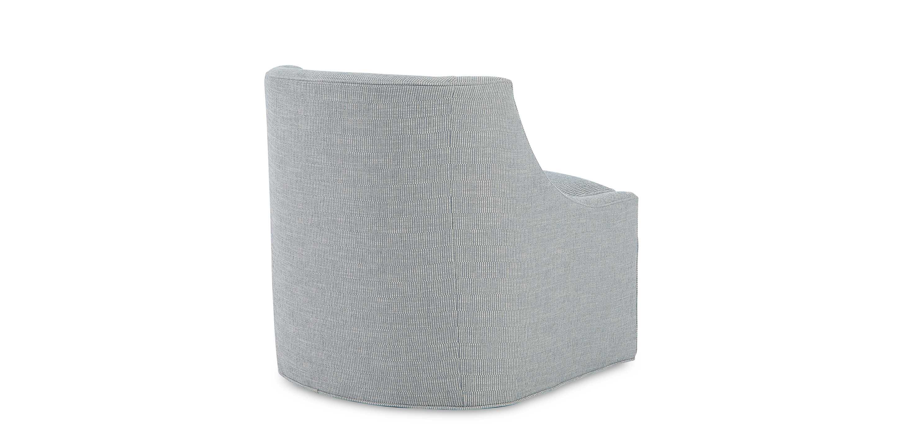 Bassett Sylva Accent Chair — Custom Leather, Made in the USA Bassett Accent Chair