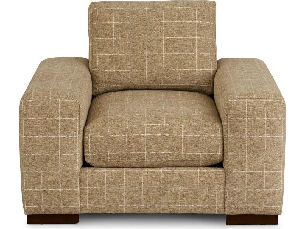 Bassett Southpark Stand-Alone Armless Chair — Custom Fabric Bassett Sofa