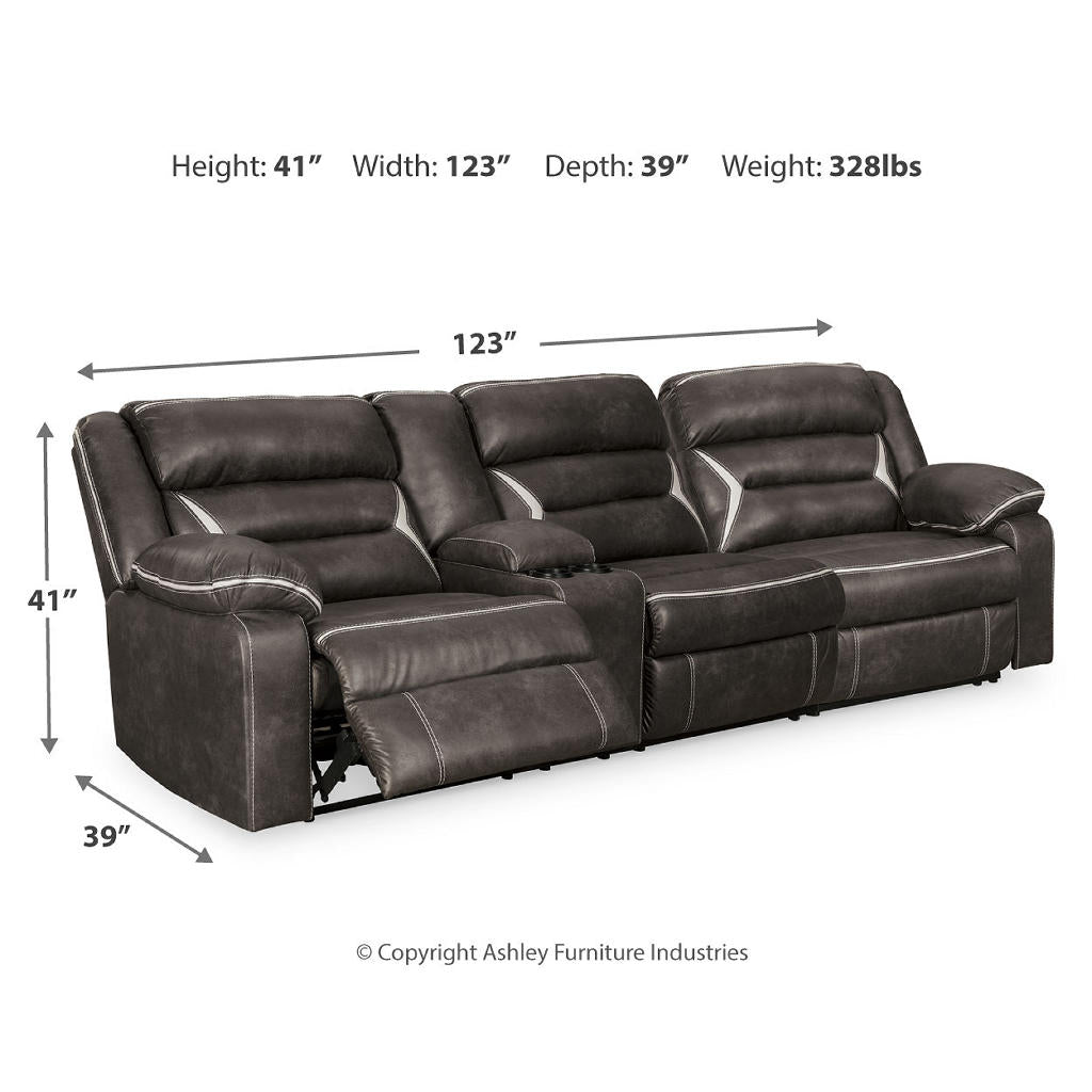Kincord 2-Piece Power Reclining Sectional Sofa Signature Design by Ashley® Living Room