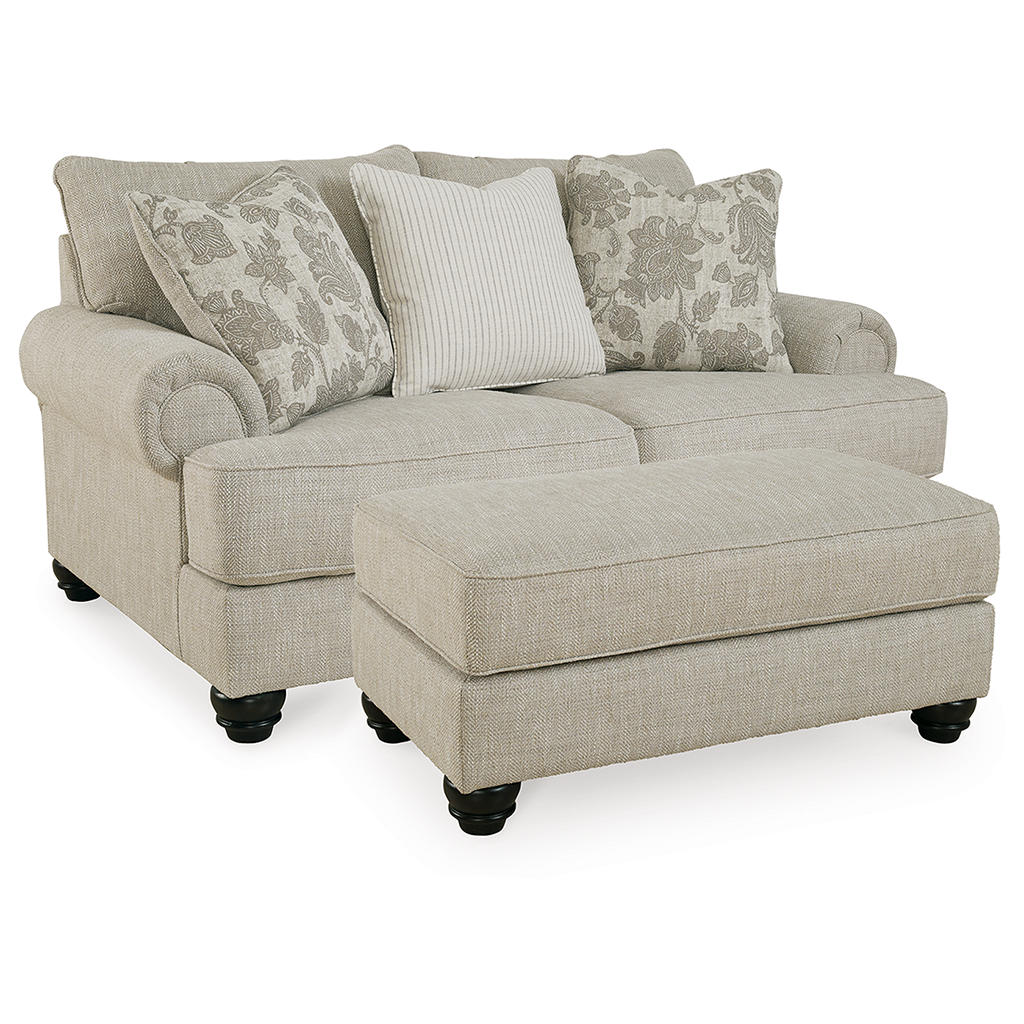 Asanti Loveseat and Ottoman Benchcraft® Uncategorized
