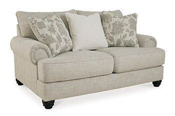 Asanti Loveseat — Two Seats of Layered Fog Benchcraft® Living Room