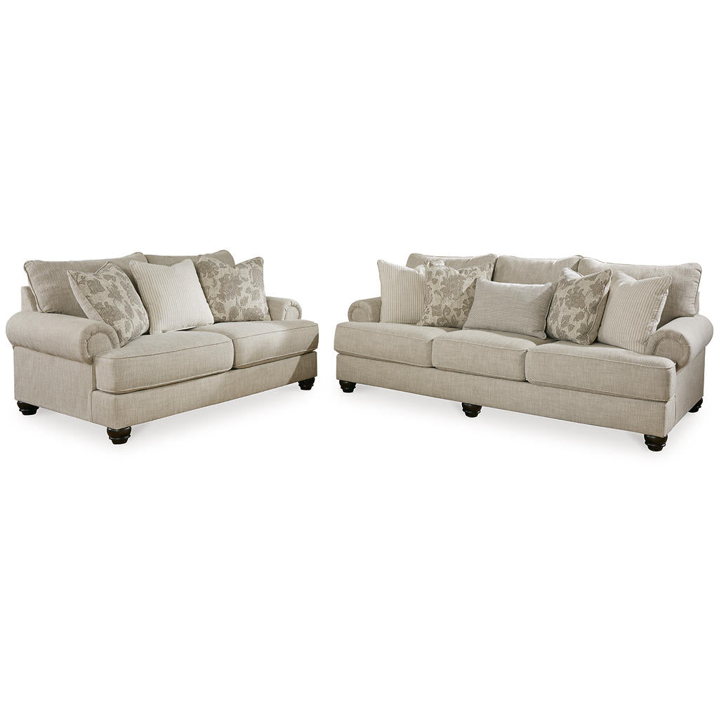 Asanti Sofa and Loveseat — The Layered Pair Benchcraft® Uncategorized