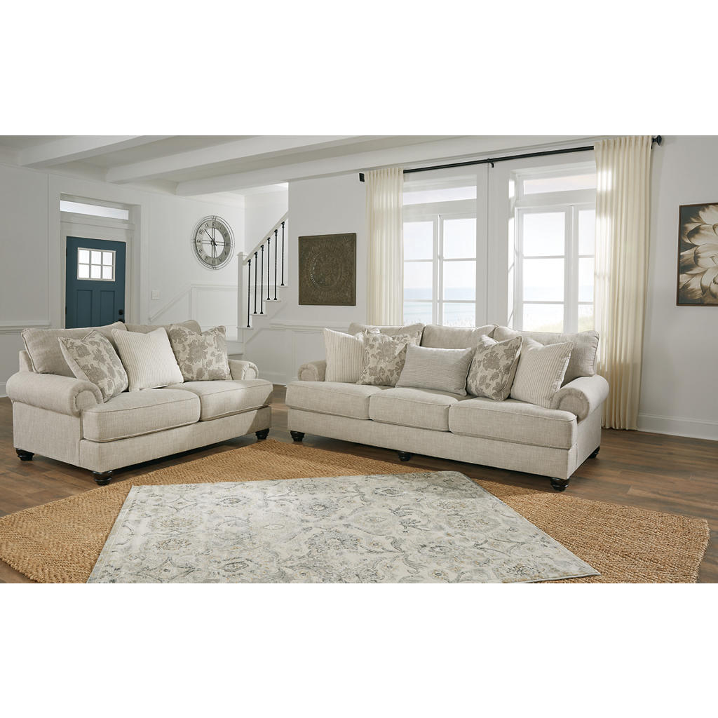 Asanti Sofa and Loveseat — The Layered Pair Benchcraft® Uncategorized