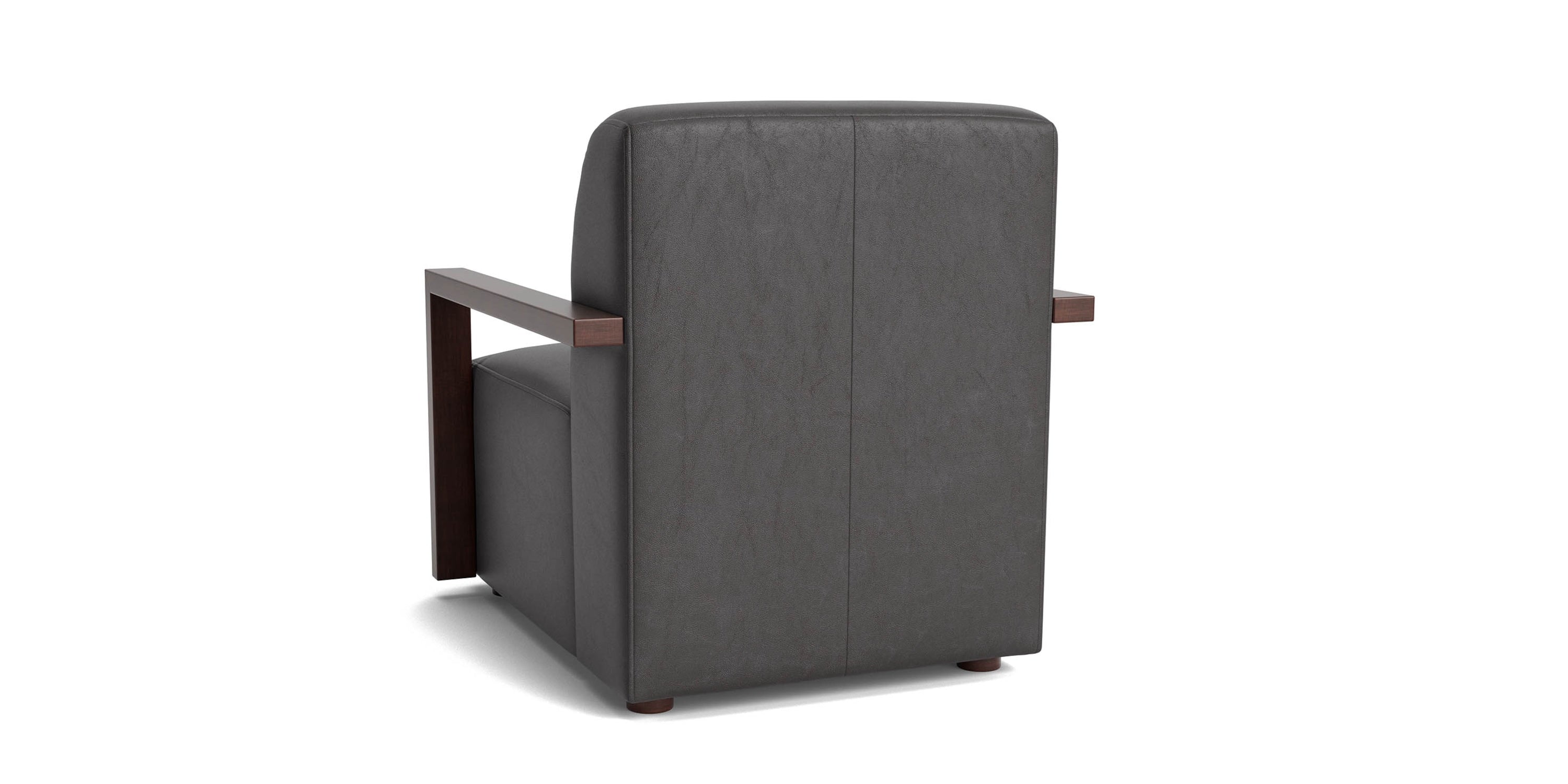 Creswell Leather Accent Chair Bassett