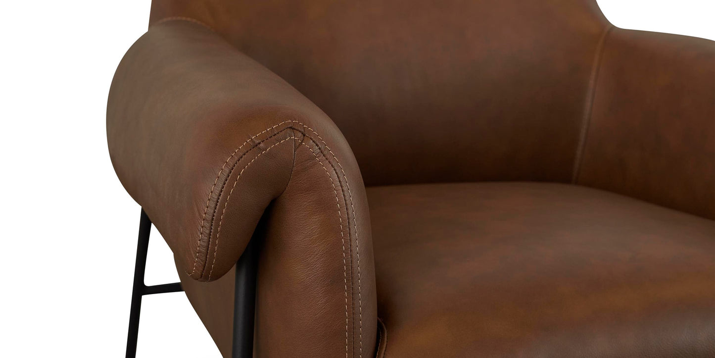 Richfield Leather Accent Chair Bassett