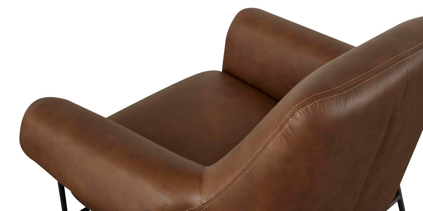 Richfield Leather Accent Chair Bassett
