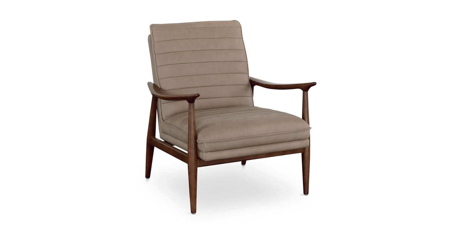 Ellis Leather Accent Chair Bassett