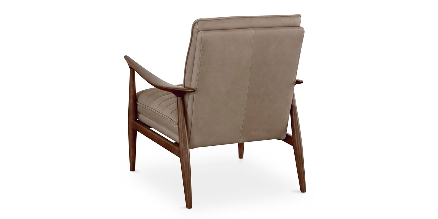Ellis Leather Accent Chair Bassett