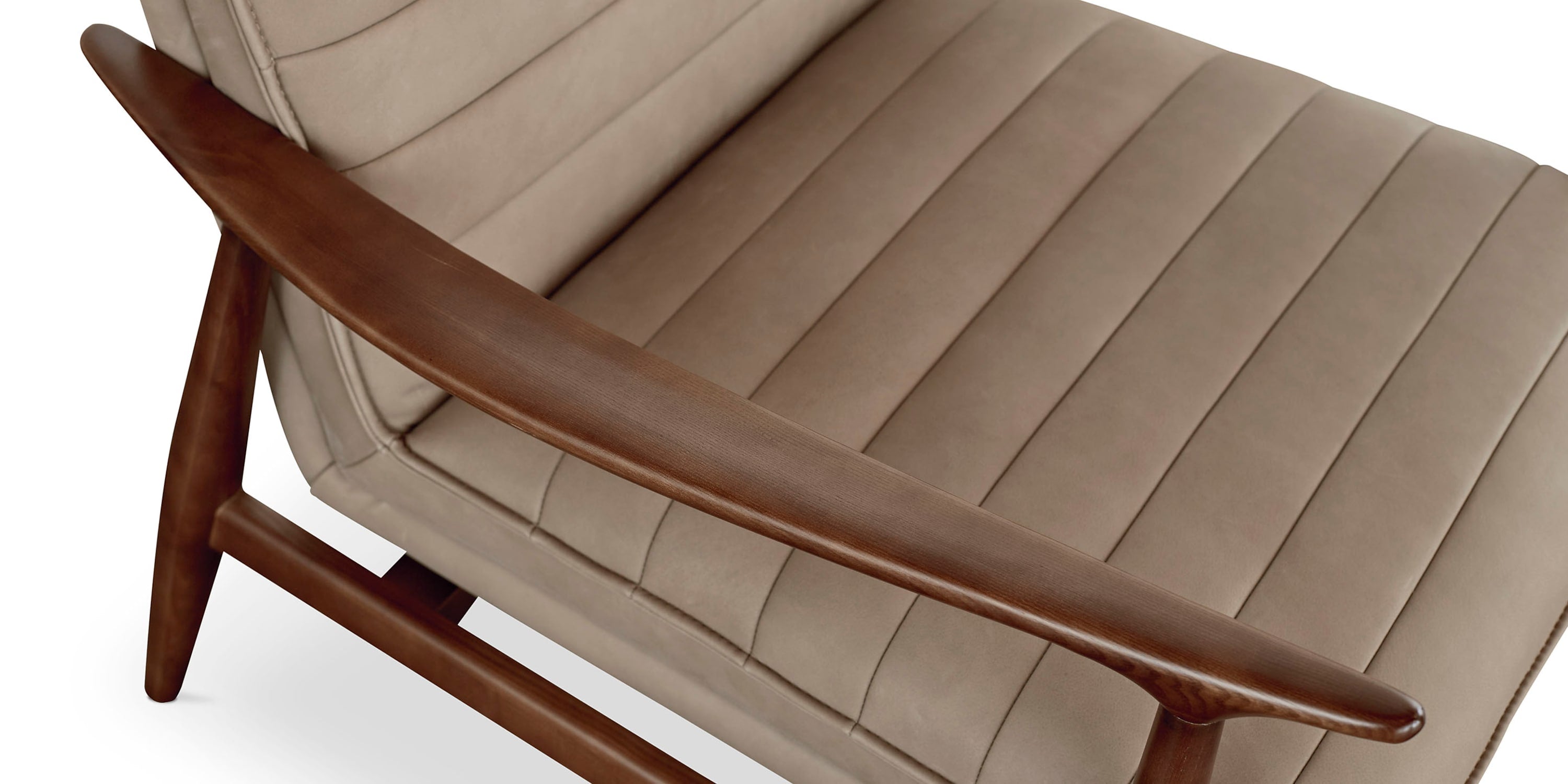 Ellis Leather Accent Chair Bassett