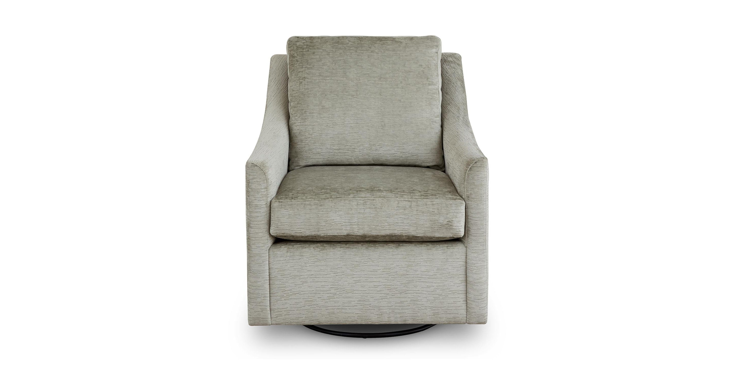 Sloan Slope Arm Swivel Glider Chair Bassett Bedroom Furniture