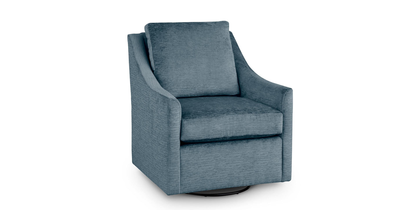 Sloan Slope Arm Swivel Chair Bassett